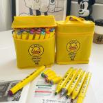 DUCK小黄鸭48色双头油性马克笔 可爱卡通儿童绘画彩笔记号笔批发