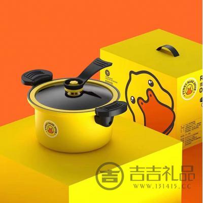 黄黄鸭FUNNYRASE DUCK多功能蒸汽微压锅3.5L 焖烧料理煲汤34x15cm（不是插电的）