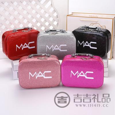 MAC闪亮手提化妆箱 收纳小方包 旅行收纳箱 透明PP袋装 有小号和大号可选