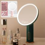 家用智能LED梳妆台化妆镜 单色白光 usb充电 高31x直径9cm